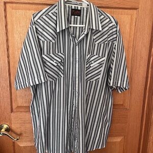 Plains Western wear, big man, Pearl snap shirt